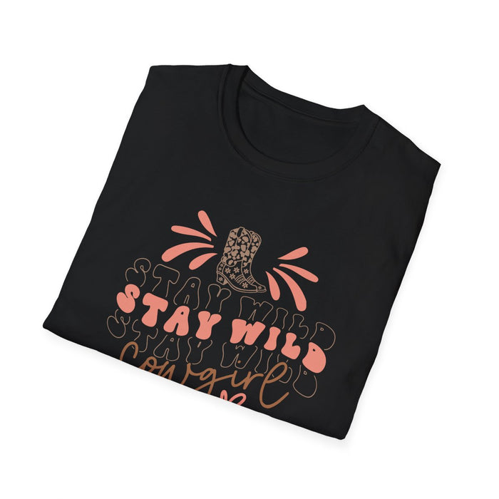 Stay Wild Cowgirl T-Shirt - funny t-shirt by Cheeky Business
