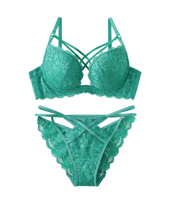 Strappy Push-Up Bra & Panty