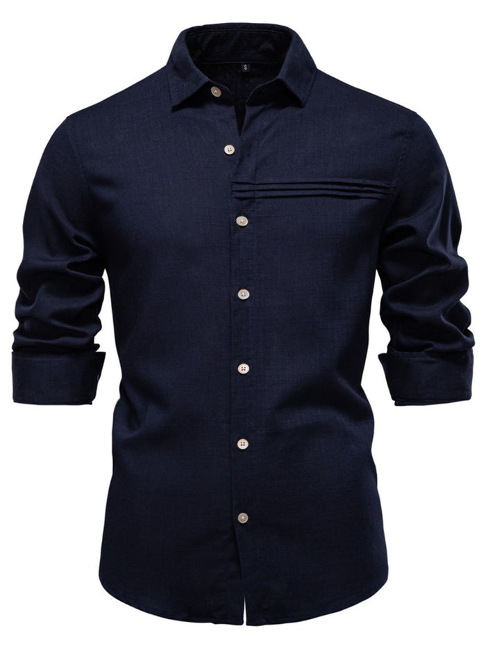 Stylish Men's Button Down Collared Neck Shirt for Every Occasion