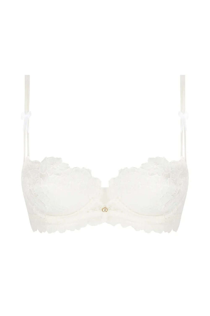 Lise Charmel Sublime Organza Demi Cup Bra in Ecru Nacre