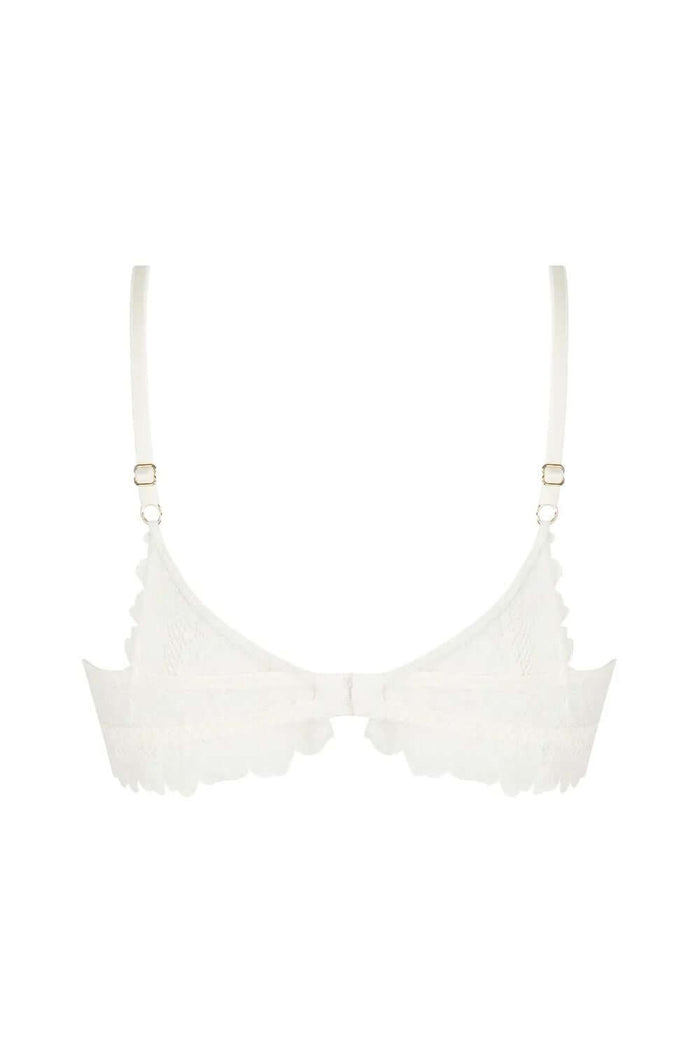 Lise Charmel Sublime Organza Demi Cup Bra in Ecru Nacre