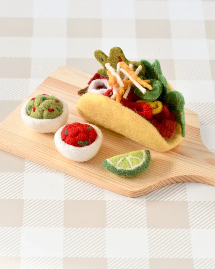 Taco Felt Play Food Set