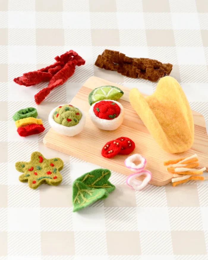 Taco Felt Play Food Set