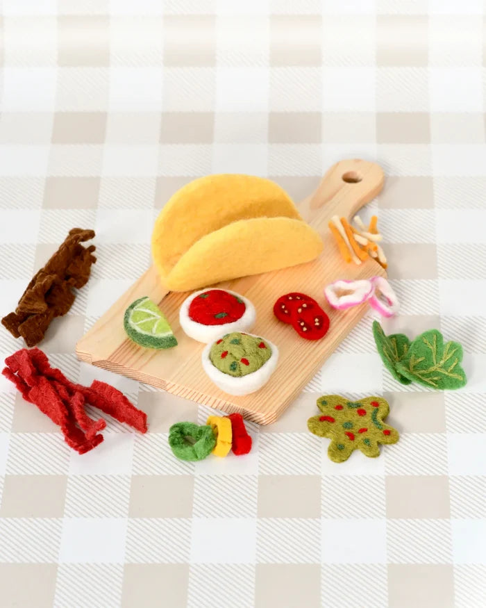 Taco Felt Play Food Set