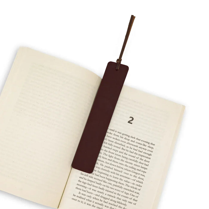 leathertasselbookmark #color_chocolate