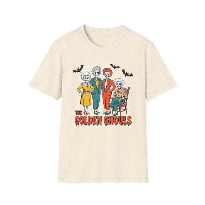 The Golden Ghouls Halloween T-Shirt - funny t-shirt by Cheeky Business