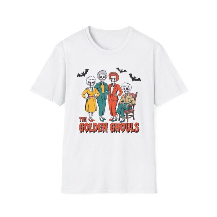 The Golden Ghouls Halloween T-Shirt - funny t-shirt by Cheeky Business