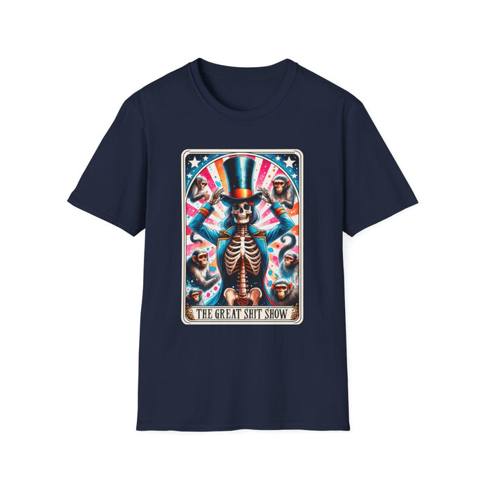 The Great Shit Show Tarot Skeleton T-Shirt - funny t-shirt by Cheeky Business