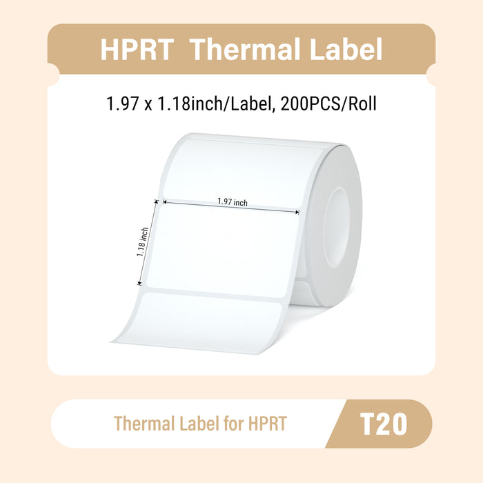 Thermal Labels for T20/ T260LR Label Printer