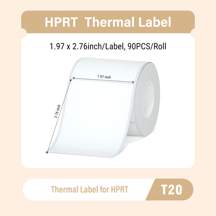 Thermal Labels for T20/ T260LR Label Printer