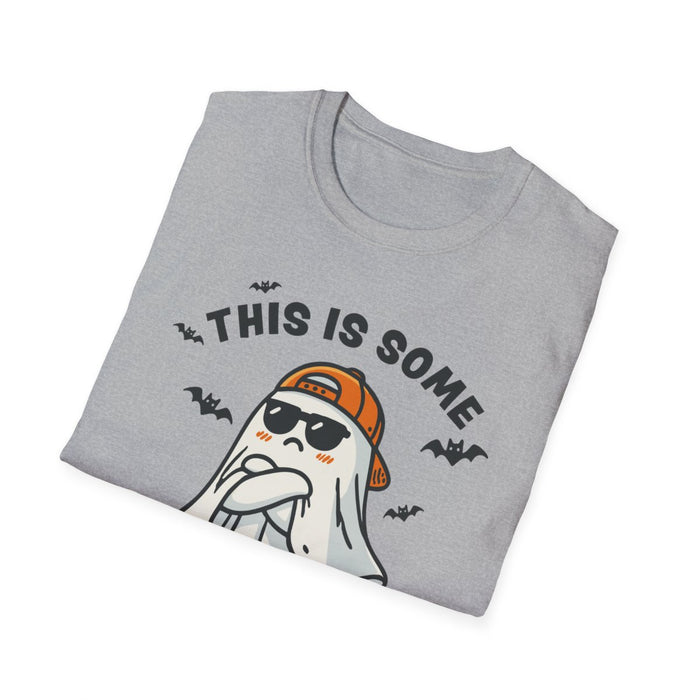 This Is Some Boo Sheet Funny Ghost Halloween T-Shirt - funny t-shirt by Cheeky Business
