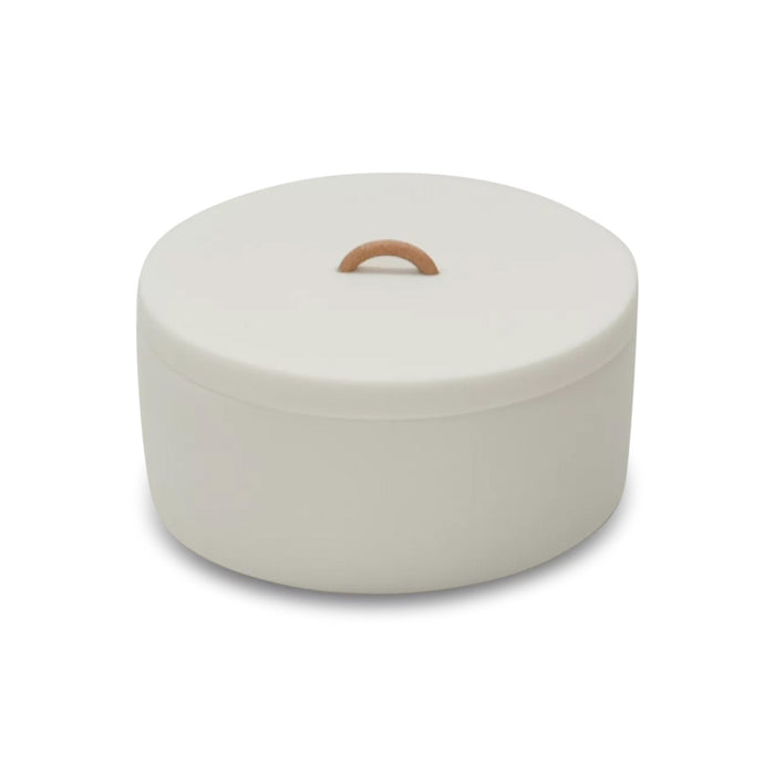 Purist Circle Coaster Box W S/4 Coasters White Eleish Van Breems Home