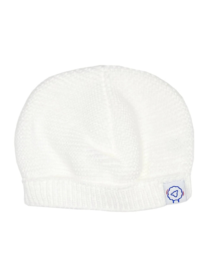 Knitted Hat - White Hat La Manufacture de Layette