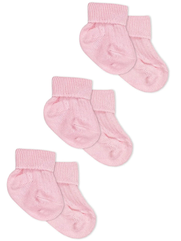 Tiny Baby Socks, Pink, 3 Pack Socks Little Mouse Baby Clothing & Gifts
