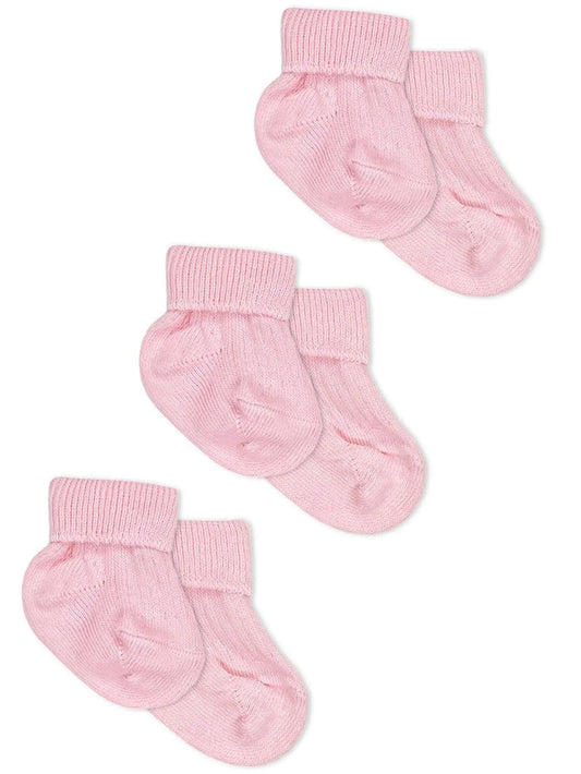 Tiny Baby Socks, Pink, 3 Pack Socks Little Mouse Baby Clothing & Gifts