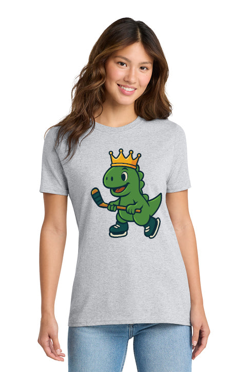 Tiny Diny™Women's Core Cotton Tee with Custom Logo