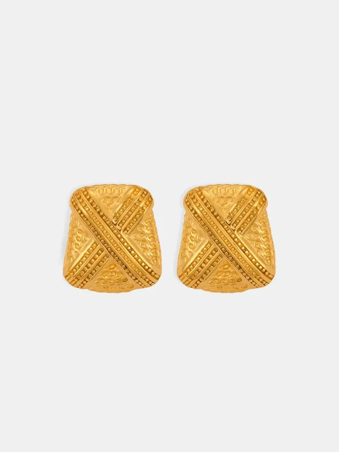 Titanium Steel Geometric Shape Earrings