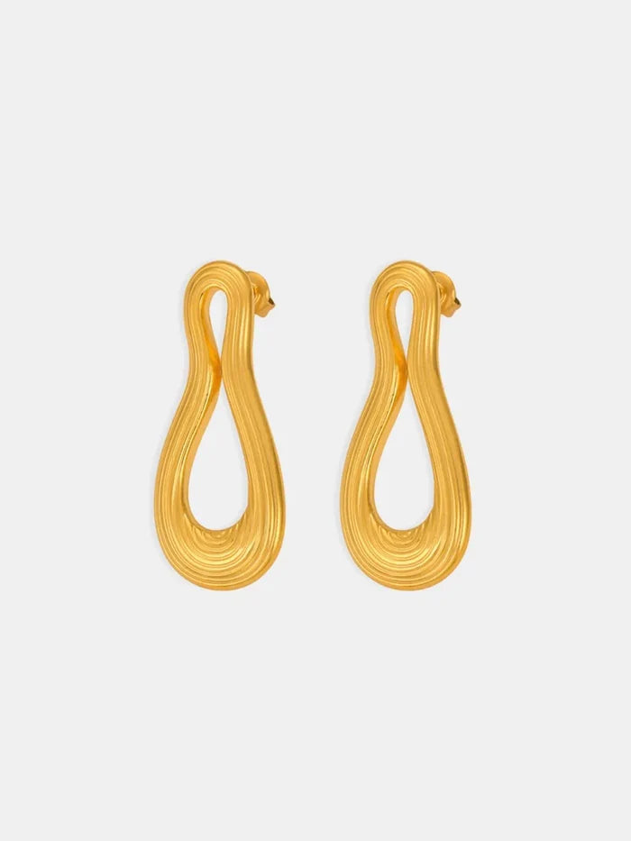 Titanium Steel Geometric Shape Earrings