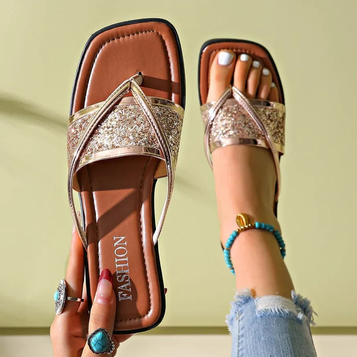 Toe Post Flats Sandals