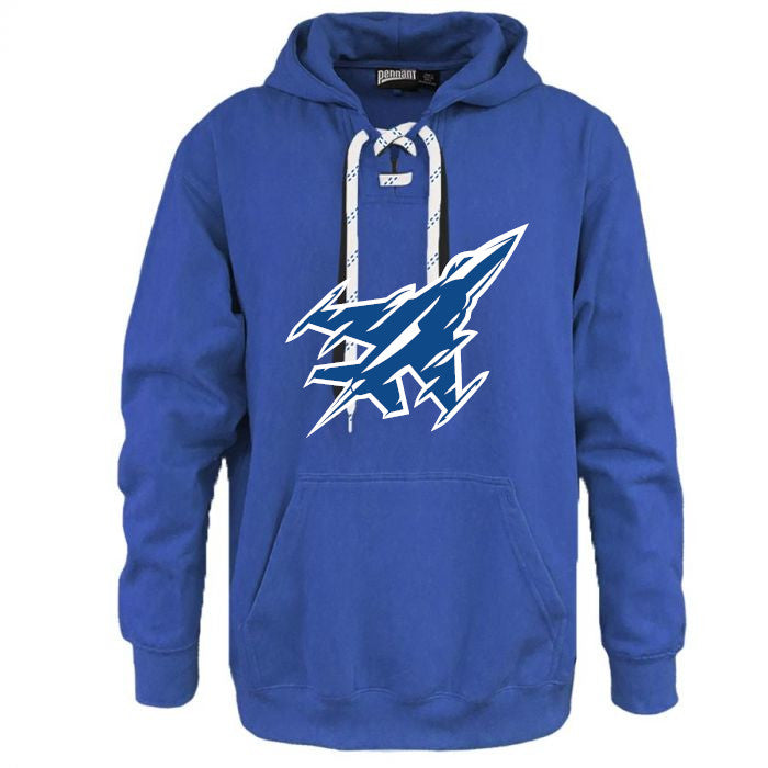 Top Gun Lace Up  Faceoff Hoodie
