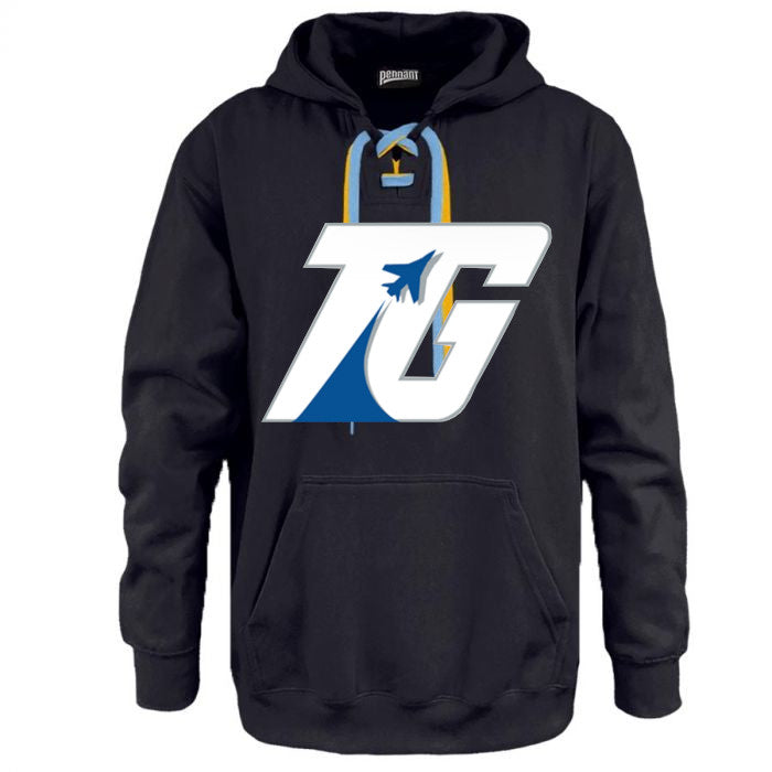 Top Gun Lace Up  Faceoff Hoodie