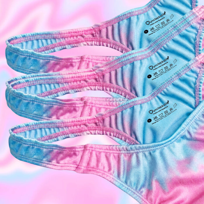 FEMME Everyday Tuckwear Panty - Never Erased (Pink & Blue)