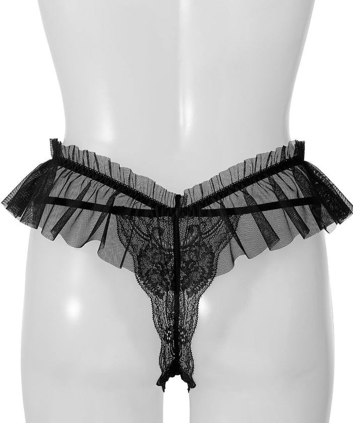 Tulle Lace Thong