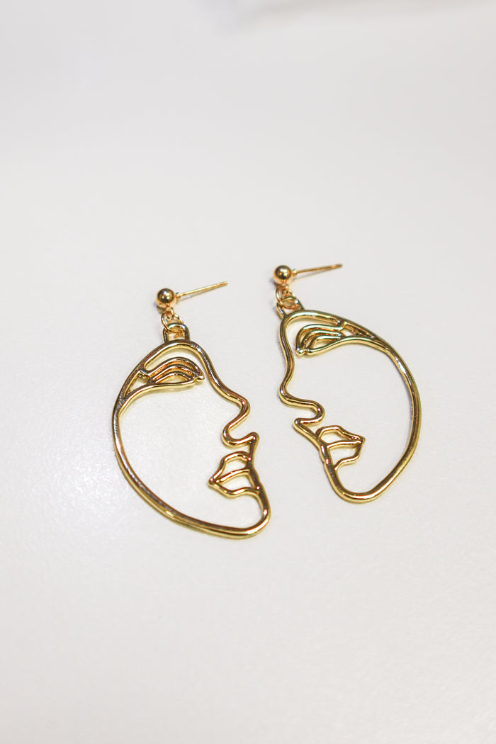 Tyra Earrings - Gold - Runway Goddess