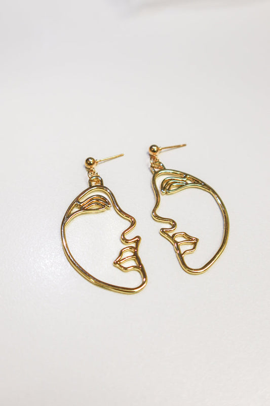 Tyra Earrings - Gold - Runway Goddess