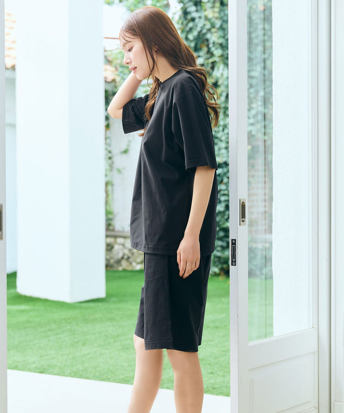 UV-Cut Mesh Short Sleeve Top and Bottom Set