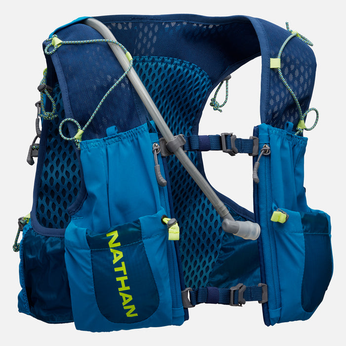color:Deep Blue/Safety Yellow||view:SKU image primary||seo:Nathan VaporAir 3.0 7 Liter Men's Hydration Pack - Deep Blue/Safety Yellow - Front of Pack