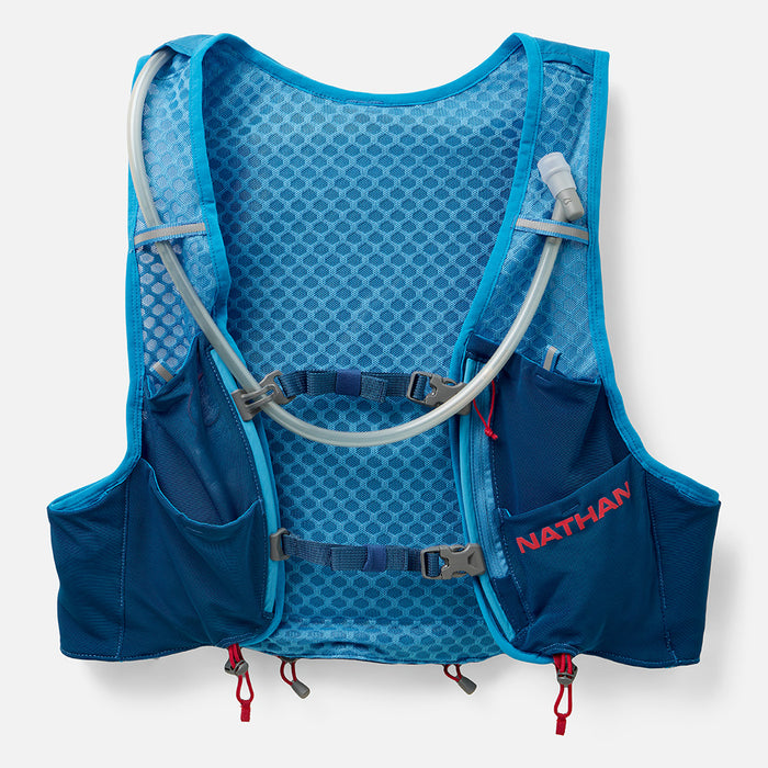 color:Electric Blue/Ribbon Red||view:SKU image primary||seo:VaporAir 4.0 8 Liter Unisex Hydration Pack - Electric Blue/Ribbon Red - Front of Pack