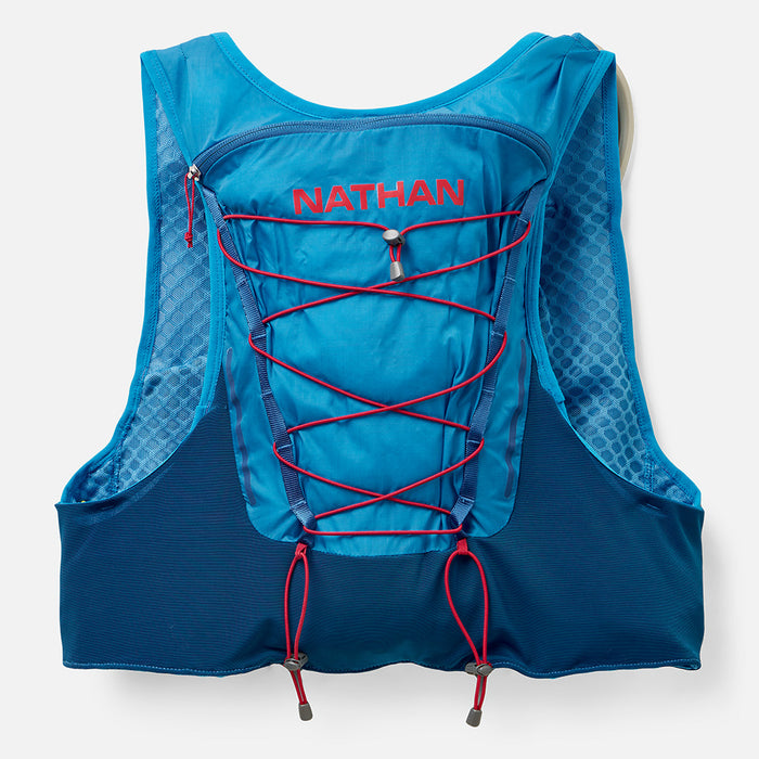 color:Electric Blue/Ribbon Red||view:SKU image back||seo:VaporAir 4.0 8 Liter Unisex Hydration Pack -Electric Blue/Ribbon Red - Back of  Pack