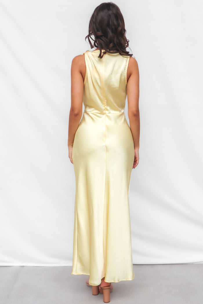 Vianna Formal Dress - Yellow - Runway Goddess