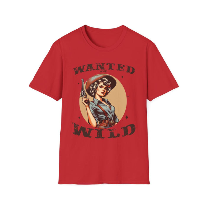 Wanted & Wild Cowgirl T-Shirt - funny t-shirt by Cheeky Business