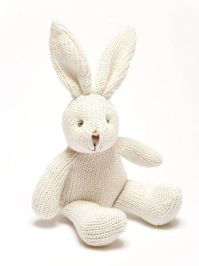 White Bunny Rattle: Fairtrade and Organic Rattle Best Years