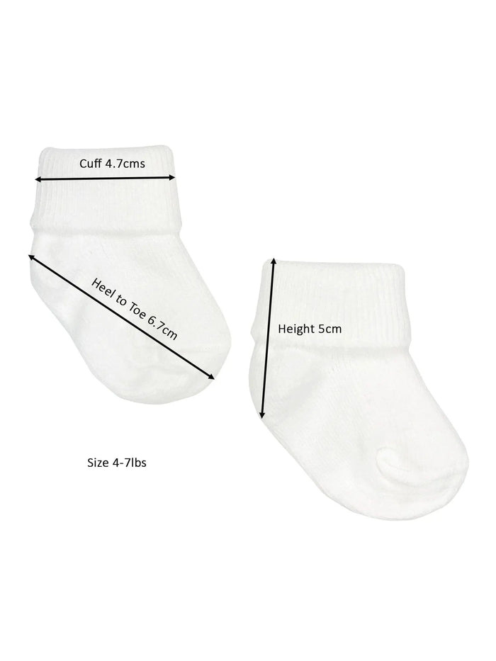 White Premature Baby Socks Socks Little Mouse Baby Clothing & Gifts