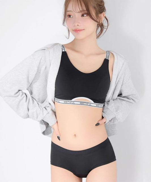 Wide Aaistband Hip-Hugger Period Panty
