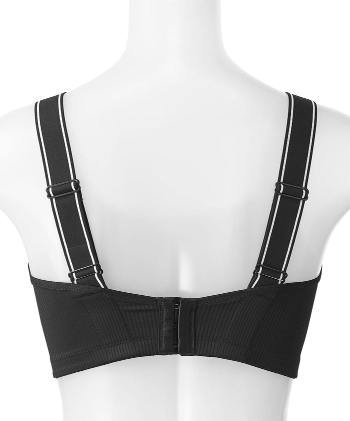 Wireless Ribbed Minimizer Bra (F-G-H Cup)