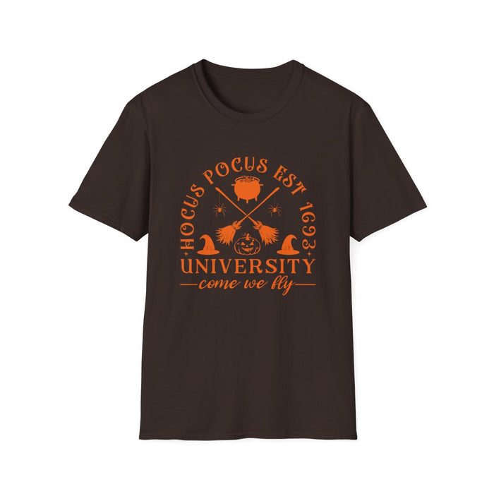 Witch University Halloween T-Shirt - funny t-shirt by Cheeky Business