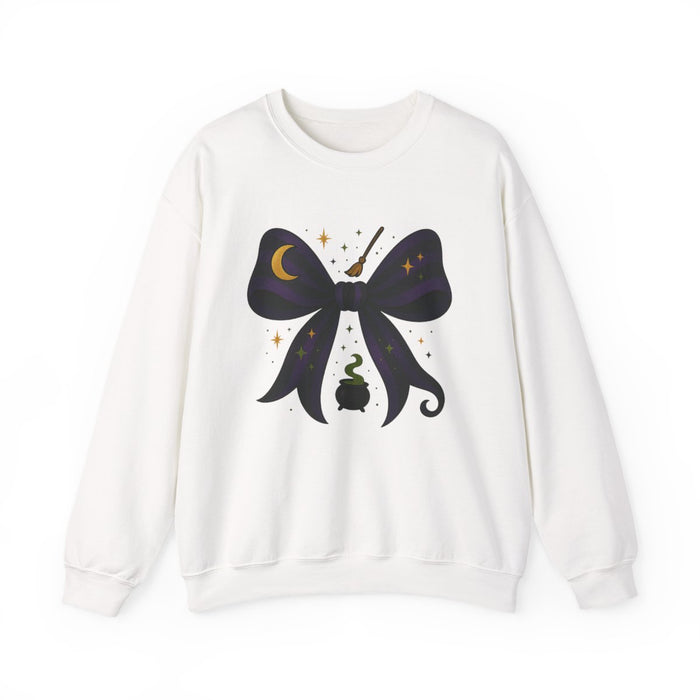 Witchy Bow Halloween Sweatshirt - funny sweatshirt by Cheeky Business