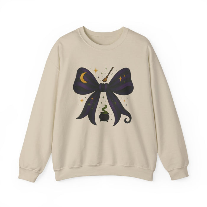 Witchy Bow Halloween Sweatshirt - funny sweatshirt by Cheeky Business
