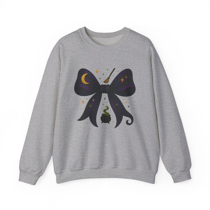 Witchy Bow Halloween Sweatshirt - funny sweatshirt by Cheeky Business
