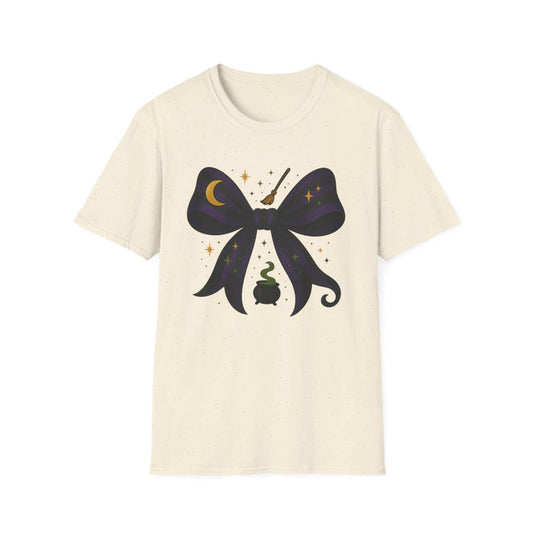 Witchy Bow T-Shirt - funny t-shirt by Cheeky Business