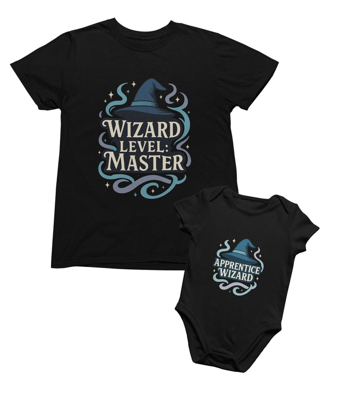 Wizard Master & Apprentice Matching T-Shirt Gift Set matching outfit set product image 1 from Beast and Beauty