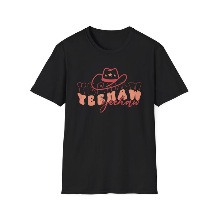 Yeehaw Yeehaw Cowgirl T-Shirt - funny t-shirt by Cheeky Business