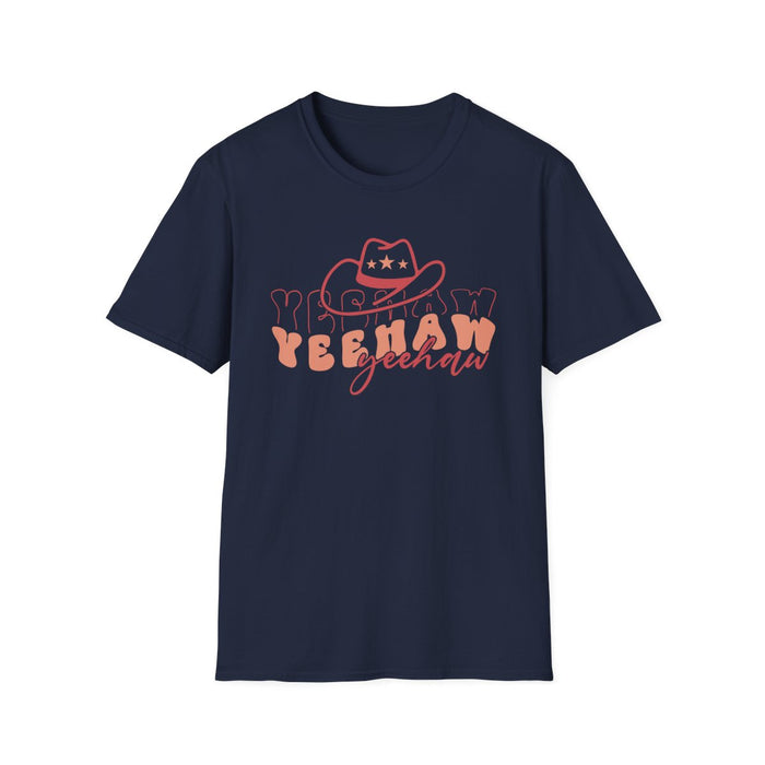Yeehaw Yeehaw Cowgirl T-Shirt - funny t-shirt by Cheeky Business