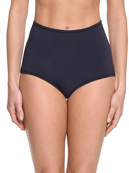 Black YourFit™ High Rise Boyshort - Front View, On Model | Hanky Panky