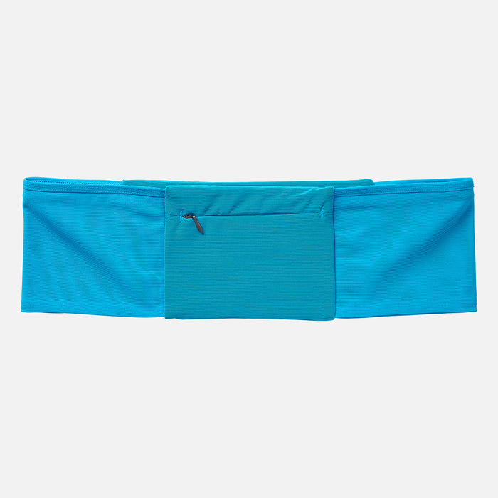 color:Electric Blue/Reflective Silver||seo: Nathan Zipster Max Training Waist Belt - Electric Blue/Reflective Silver - Back of Belt